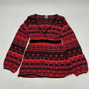 M Missoni 90's Long Sleeve Knit Top - Colorful - Size Small - Great Condition